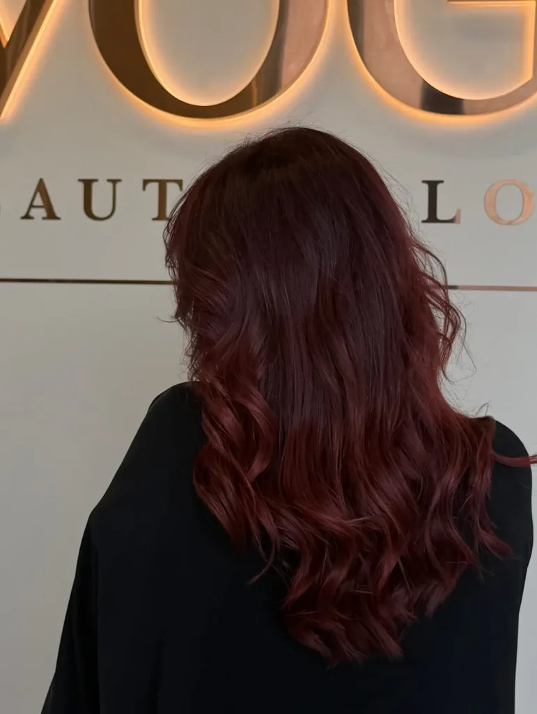 Hair colour and highlights – Hair services at VOG Beauty Salon in Majan, Dubai