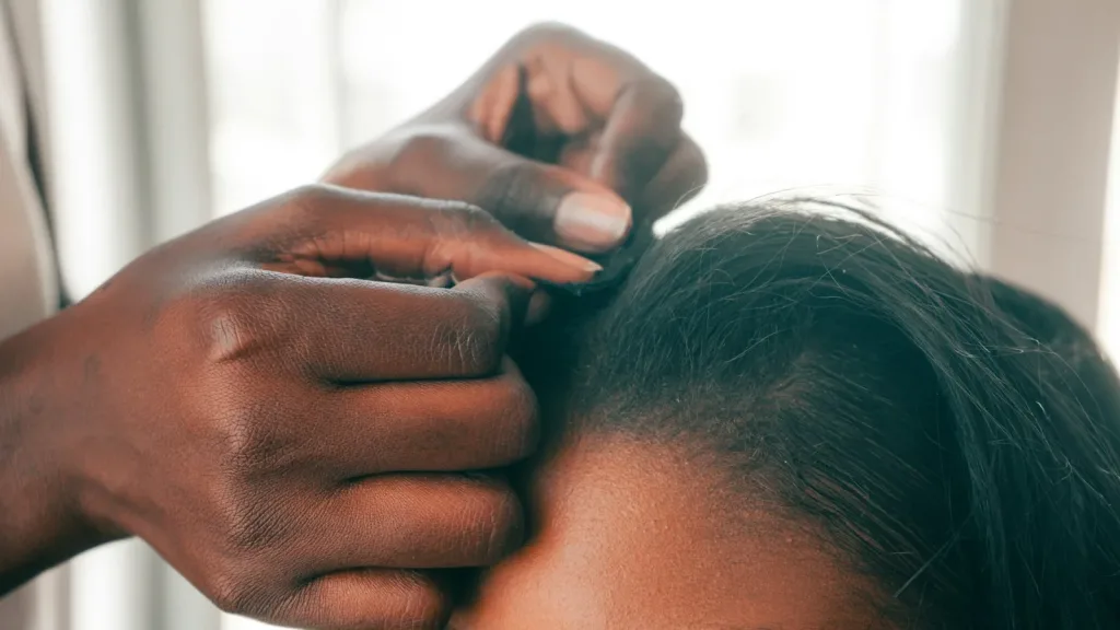 Dandruff treatment at VOG Beauty Salon in Majan, Dubai