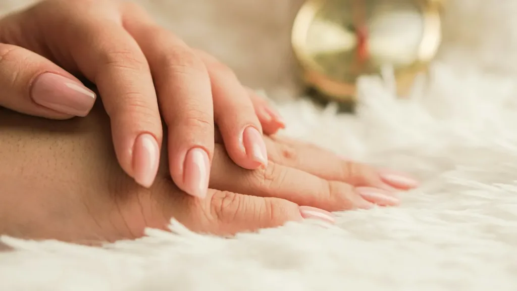 Gel extensions with tips at VOG Beauty Salon in Majan, Dubai