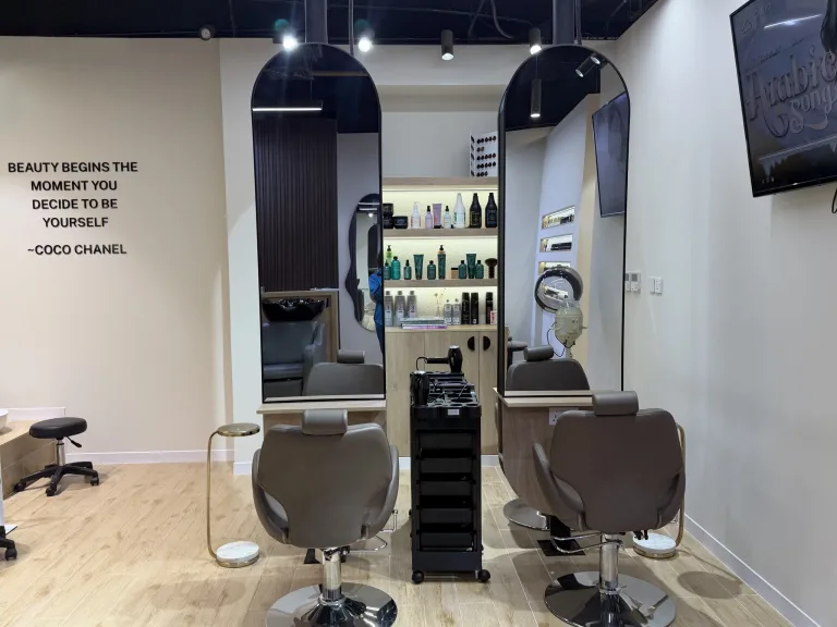 Our salon at VOG Beauty Salon in Majan, Dubai