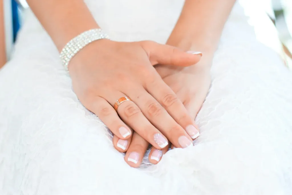 Natural and French overlay at VOG Beauty Salon in Majan, Dubai