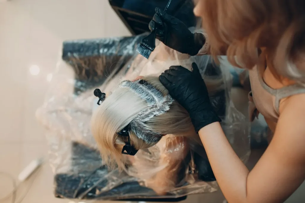 Olaplex bond repair at VOG Beauty Salon in Majan, Dubai